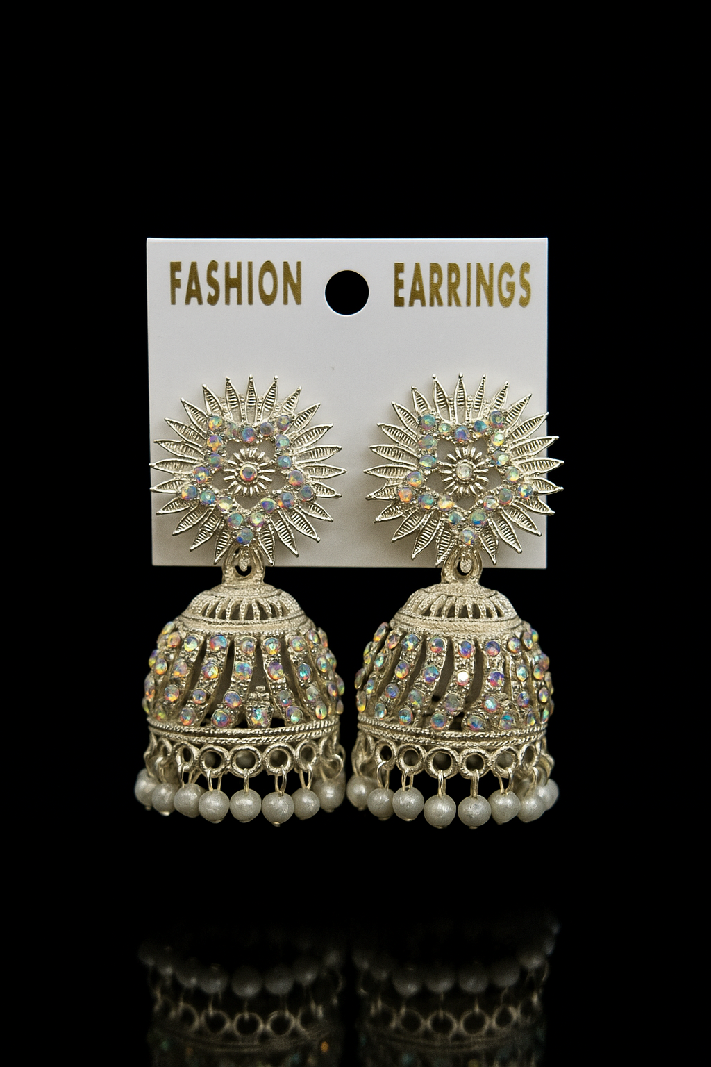 Gold & Silver Jhumka Combo – Set of 2